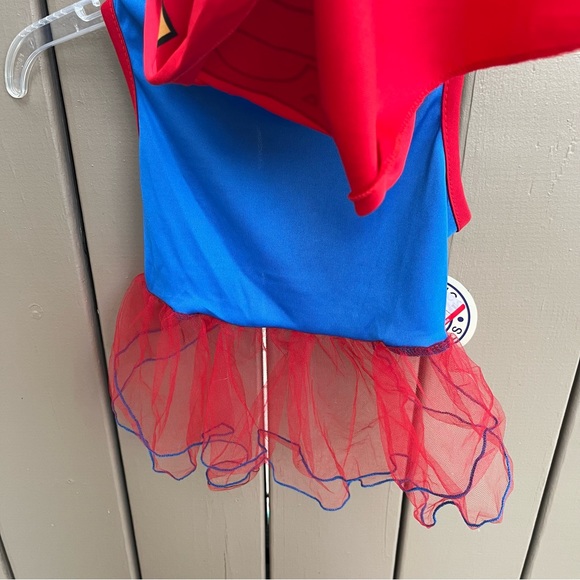 NWT DC Pet Apparel supergirl superman dog Halloween costume - Picture 8 of 9